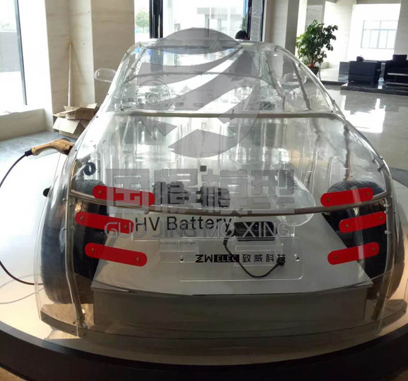 白城透明车模型